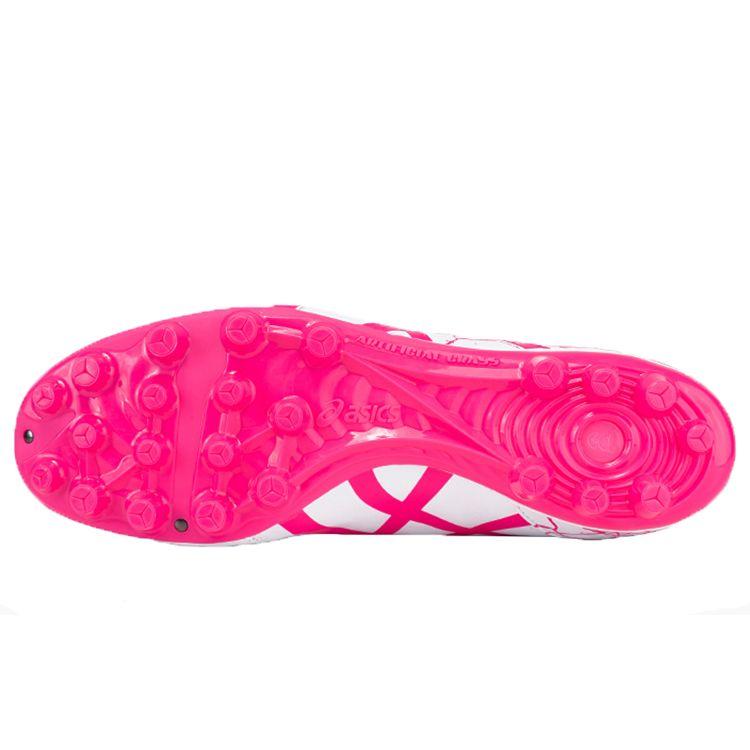 Asics Ds Light Ag Round Toe Lace-Up Ag (Rubber Short Stud) Soccer Shoes Men Soccer Shoes White Pink 1103A032-109