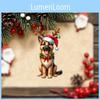 Colorful Acrylic Decorative Pendant For Stylish Car Accessories And Festive Tree Ornaments