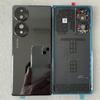 New Tempered Glass Back Battery Cover For HW Honor 70 5G Back Cover Door Housing + Flash Cover + Camera Lens