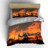 "Medieval Knight Battle Decor Set" Soft Comfortable Duvet Cover Bedding Set Included 1*Duvet Cover & 2*Pillowcases gift
