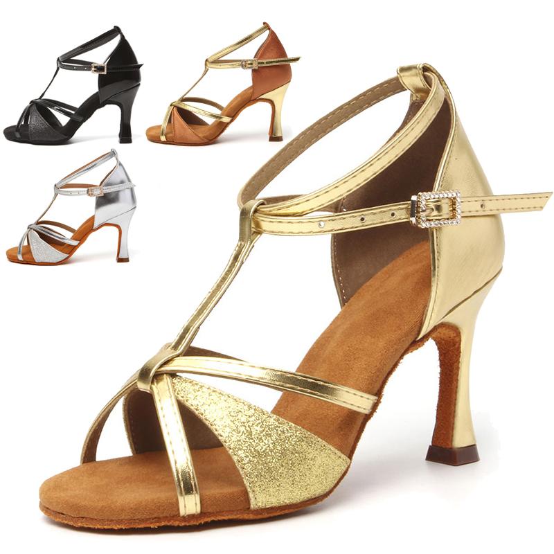 8,5 cm obcas profesjonalne damskie buty do tańca towarzyskiego halowe buty do tańca latynoskiego Salsa