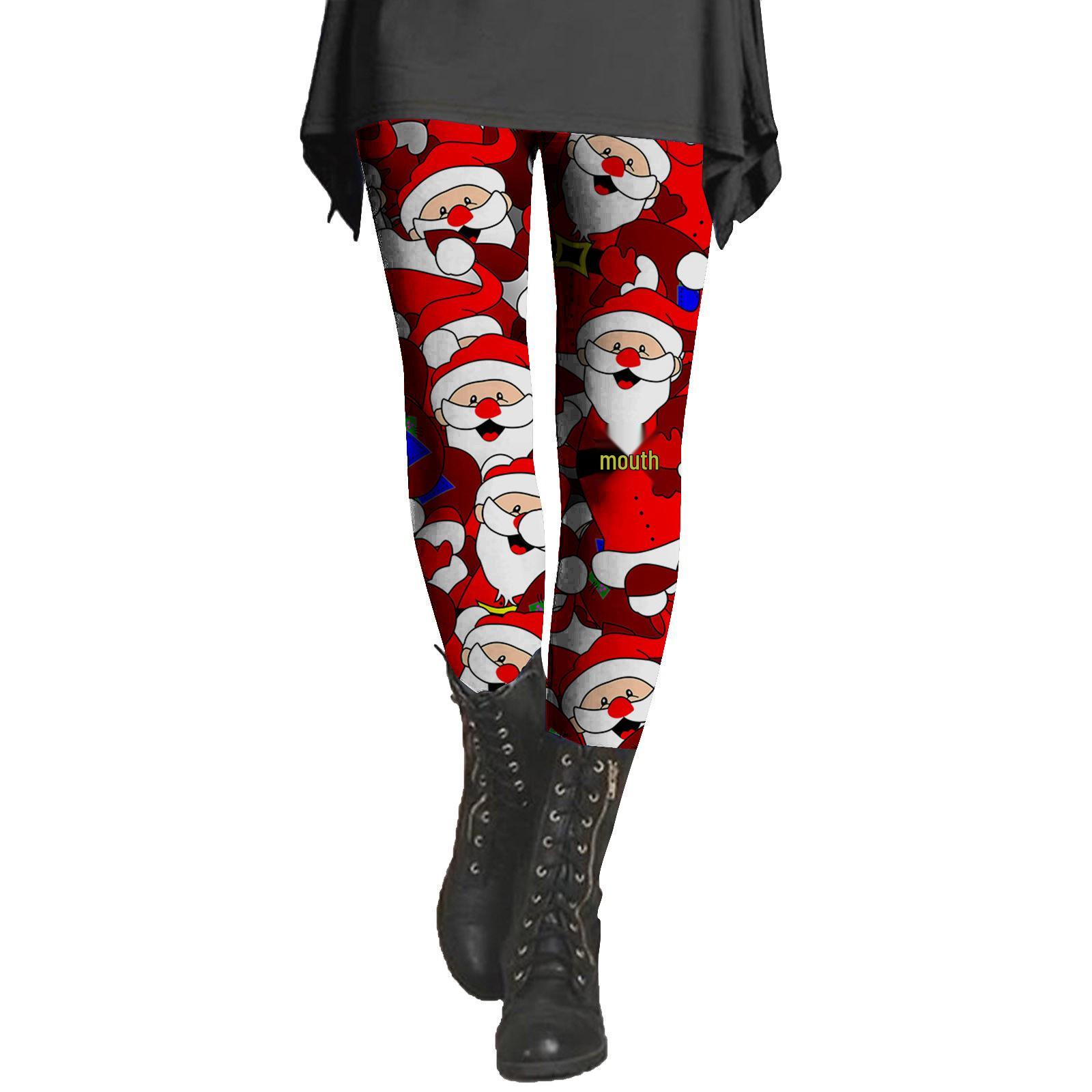 Women s High-Waisted Fashion Leggings for Yoga Small