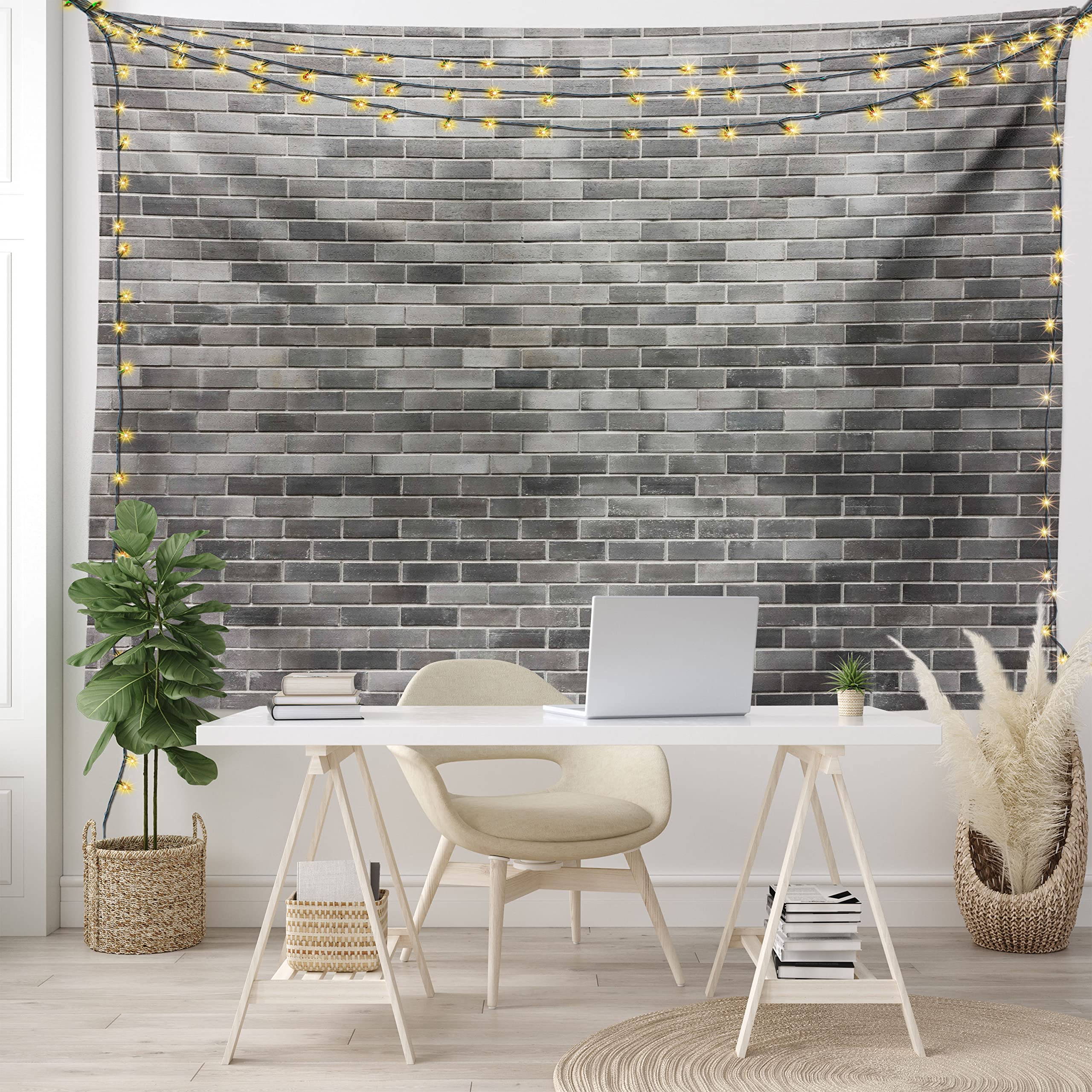 

Brick Wall Tapestry Retro Red Brick Wall Tapestry for Kids Adults Bedroom Living Room Dorm Home Wall Hanging Aesthetic Decor 74x94cm(29x37in)