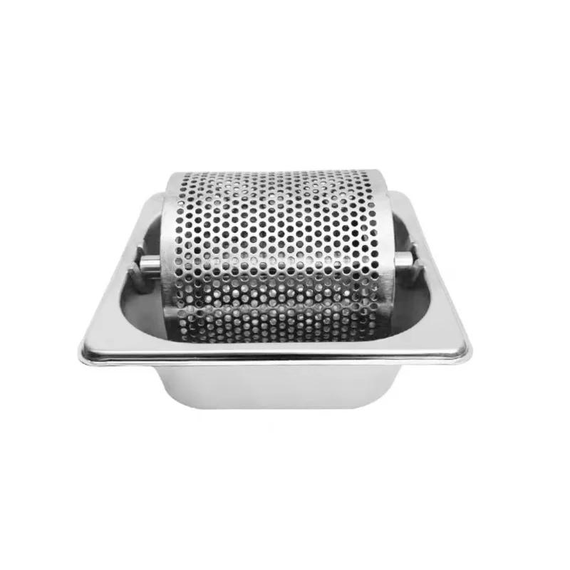 Rodillo dosificador de mantequilla derretida de acero inoxidable para untar de manera uniforme Utensilios de cocina Herramienta para hamburguesas americanas Herramienta para hornear y repostería