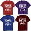 Funny Please Tell Your Boobs Letter Graphic T-shirts Tshirt Men Women's Fashion Casual Oversized 100% Cotton Outdoor T Shirt