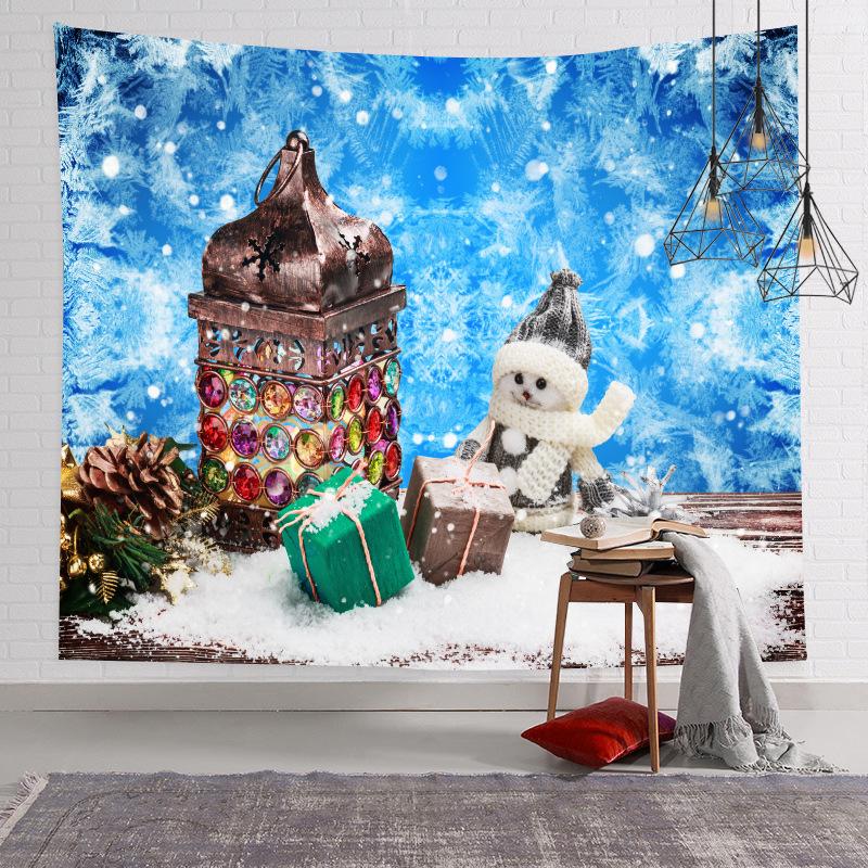 Christmas Tapestry Room Decor Fabric Backdrop Wall Hanging for Bedroom Popular Online Direct Machine Washable Polyester Modern