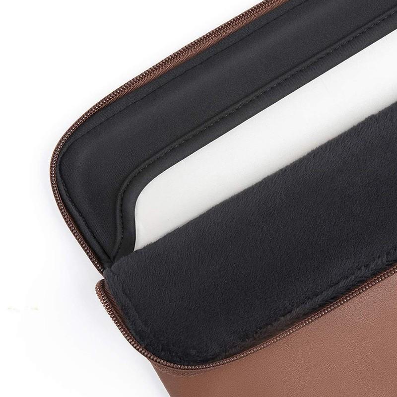Slim PU Laptop Sleeve MacBook Air M4 13-14 Inch Pro 15 Shockproof Inner Case Urban Minimalist Design Unisex