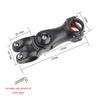 Mtb Road Bike Adjustable Stem Bicycle Handlebar Stem 31.8Mm /25.4Mm Ultralight Aluminum Alloy Bike Stem Riser Parts