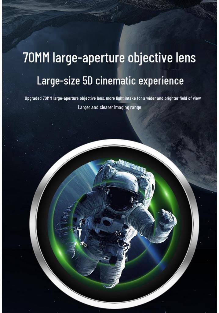 Pro Astronomical Telescope: HD, High Magnification, Large Aperture for Stargazing and Moon Observation; Electronic Eyepiece for Photos and Videos.