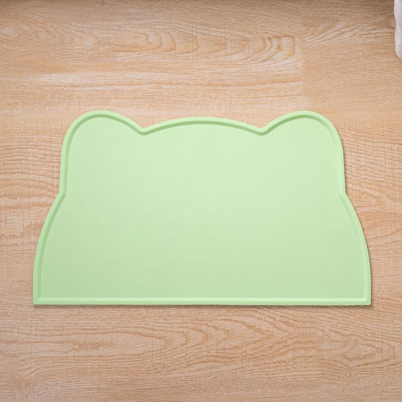 Pet Waterproof Mat Dog Cat Bowl Mat Silicone Non-slip Pet Feeding Mat Dog Eating Bowl Tray Cushion