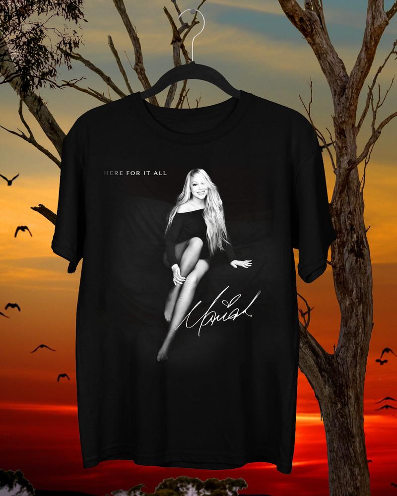 Mariah Carey Unveils Here For It All Album All Size S to 5XL Tshirt Unisex T-Shirt M