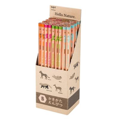 Tombow Tužka Kreslicí Tužka B Hello Nature Zvířecí Vzor Sortiment 60 Kusů 928S