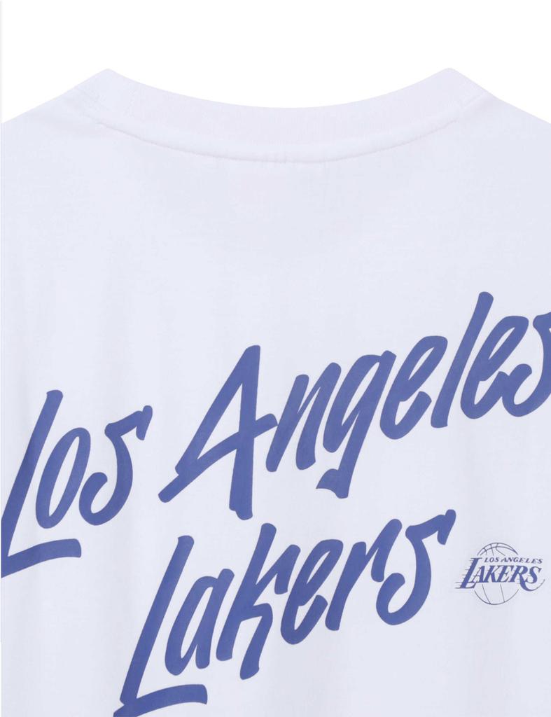 Enbiei Team Lettering Bag Mesh Sleeveless White