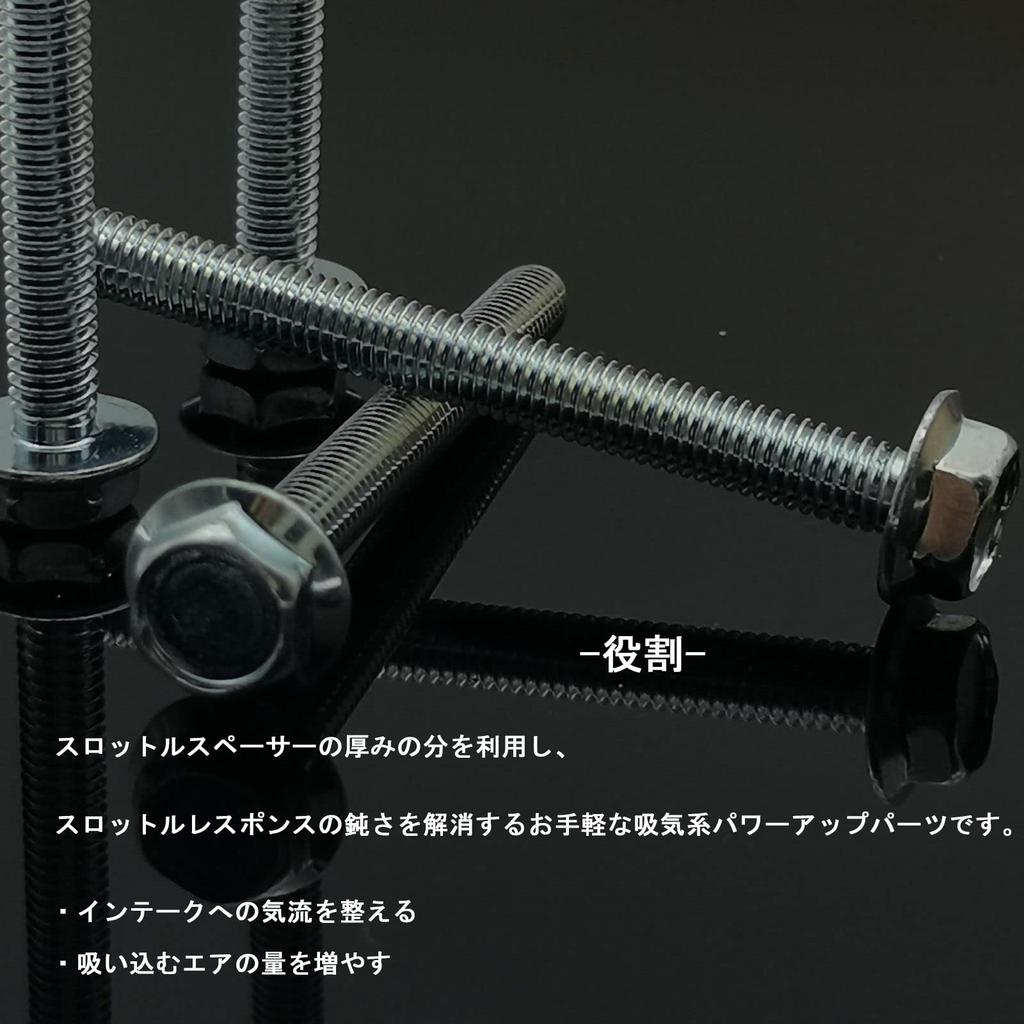 JINGLING Drosselklappen-Abstandshalter für Prius PHV Serie 50 ZVW50 ZVW51 ZVW55 2ZR-FXE 1.8L Drosselklappengehäuse-Abstandshalter, Aluminium, Silber, 1 Stück [Parallelimport]