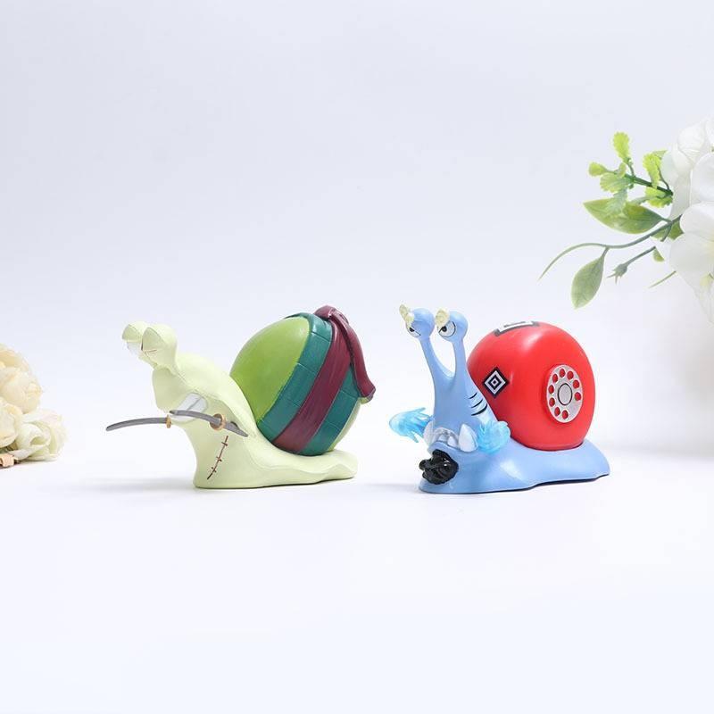 Piece One Nika Snail Toy Cute Cartoon Tabletop Decoration Model Figure Gift