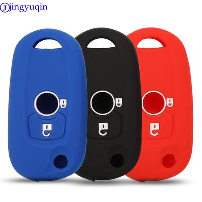 Jingyuqin Key Cover Case For Opel Vauxhall Astra K Corsa E 2015 2016 2017 2018 2019 Silica Gel Key Cover Cap Holder Protector
