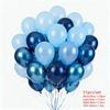 50Pcs 12inch Metallic Balloons Black Gold Balloon Confetti Balloons for Birthday Engagement Weddings Baby Shower Party Decor