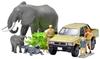 Tomytec Kaiyodo X Tomica Limited Vintage DioColle 64 29a Safari 2 Hilux 4WD Pickup with Double ABS Resin and PVC Figures and Accessories Partially
