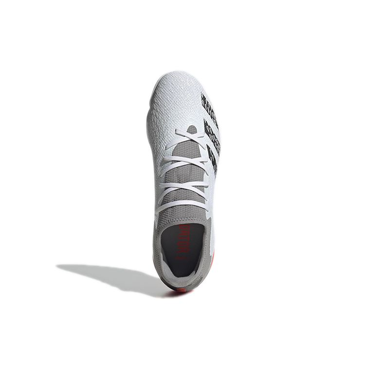 Adidas Predator Freak.3 In Comfortable Durable Non-Slip Low-Top Sports Football Shoes Men Football Shoes White Gray FY7820