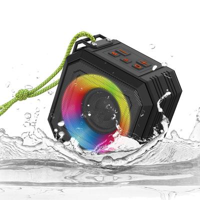 TOPROAD Waterproof Bluetooth Speakers IP65 Portable Mini Wireless Stereo Bass Outdoor Bicycle Speaker Column Support FM Radio LED RGB Lights