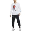 Nike T Shirts Men's White Crew Neck Moderate HF6198-100