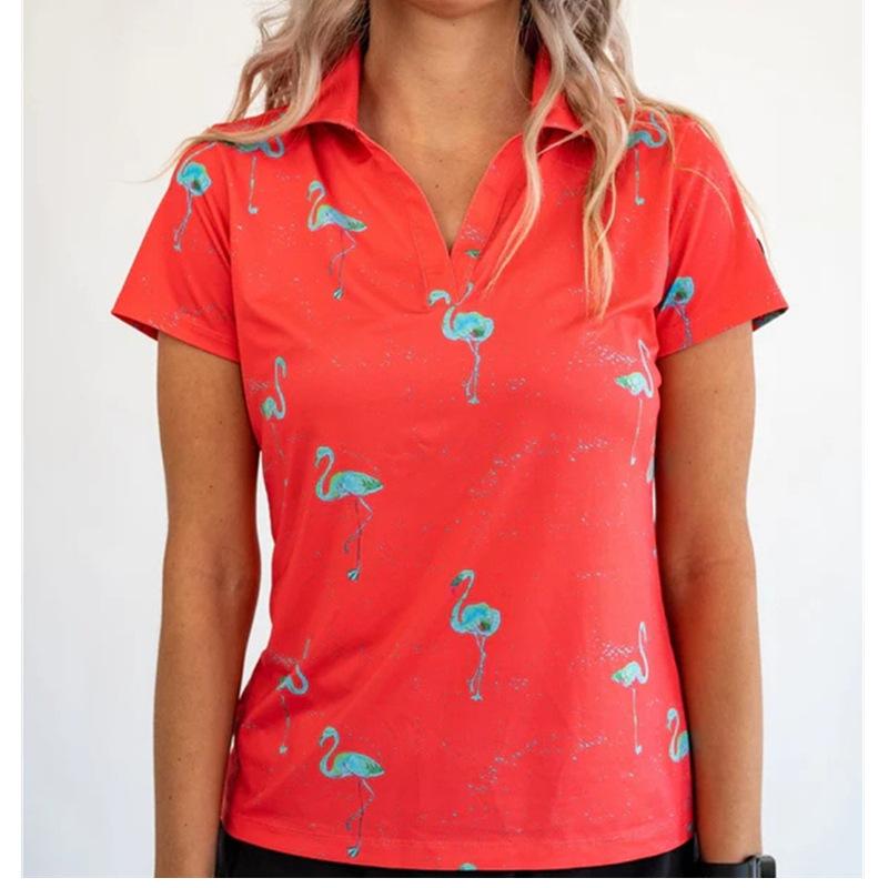 New summer golf short-sleeved outdoor sports women s polo shirt badminton tennis competition suit POLO shirt XS