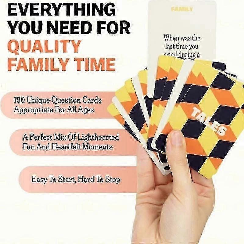 New 150 Family Edition Conversation Starter Cards, perfect for family gatherings and travel.