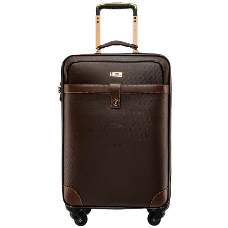 2024 Men's Lightweight 18-24 Inch Universal Wheel Travel Suitcase with Lock