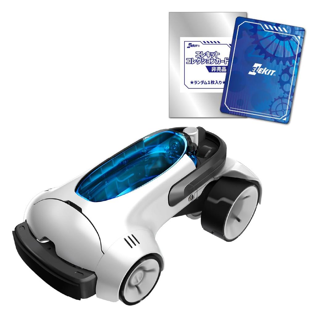 ELEKIT Aero Racer Collectible Card Car with Compressed Air (EC Exclusive, Included) Air-Powered Engine, JS-7909EC