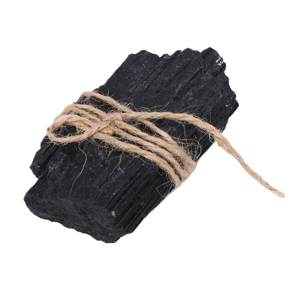 Natural Black Tourmaline Crystal Healing Lucky Rough Tourmaline Stone for Meditation Home Office Decor