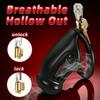 Sex Toys Male Chastity Cage with 4 Sizes Rings And Invisible Lock for Penis Bondage Cock Cage Chastity with Elastic Belt SM Toy