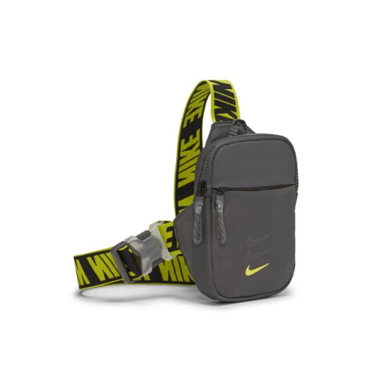 New Nike Polyester Fanny Pack, Sling Bag, Cell Phone Pouch, Crossbody Bag Unisex Gray BA5904-068