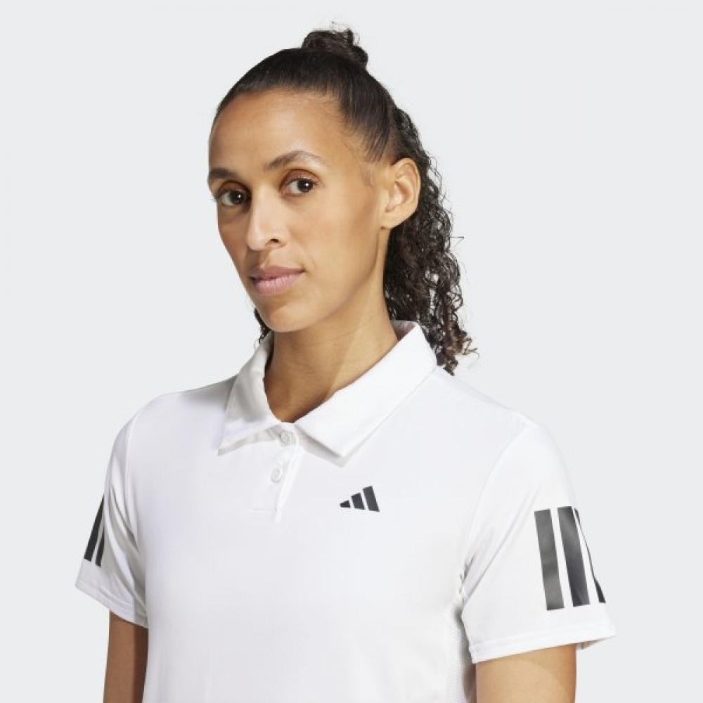 Adidas Women S Club tenniS Polo Shirt  A Free Shoulder Polo Shirt With climAcool Technology