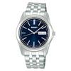 SEIKO SELECTION SCXC011 Mens Unisex Wristwatch Battery-operated Quartz Blue Dial Stainless Steel Features Date Day Calendar.