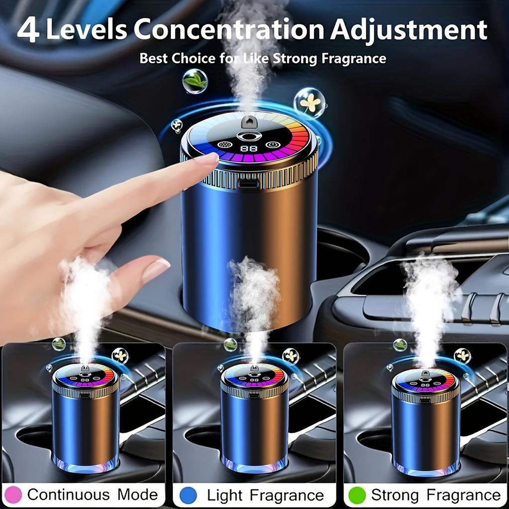 Smart Car Aromatherapy Diffuser, Natural French Scented Essential Oil/Perfume,Essential Oil Diffuser, Long-lasting Freshness