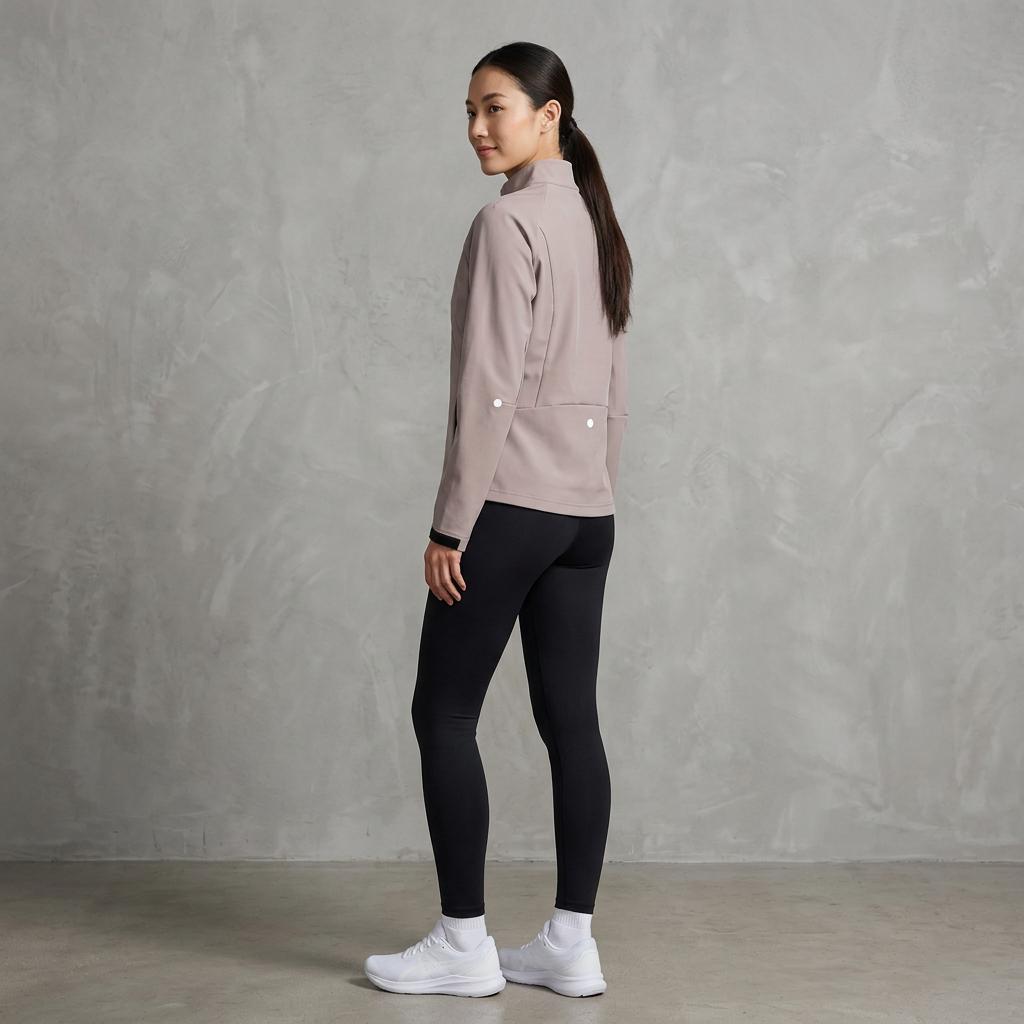 Asics Sports Windproof Water-Resistant Breathable Moisture-Wicking Warm Zip-Up Stand Collar Running Jacket Women Jackets 2012D517-250