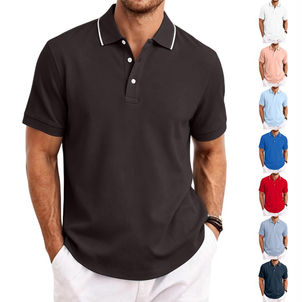 Men's Color Fashion Short Sleeve T-Shirt
