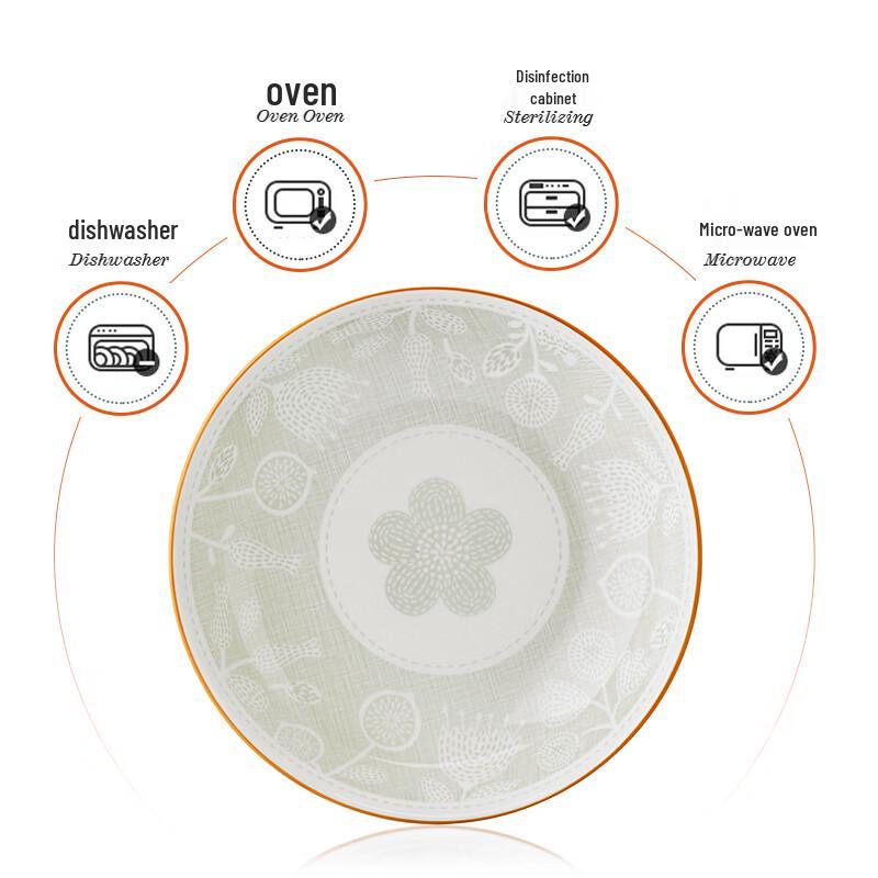 BURNELL Shiguang 16-Piece Ceramic Dinnerware Set