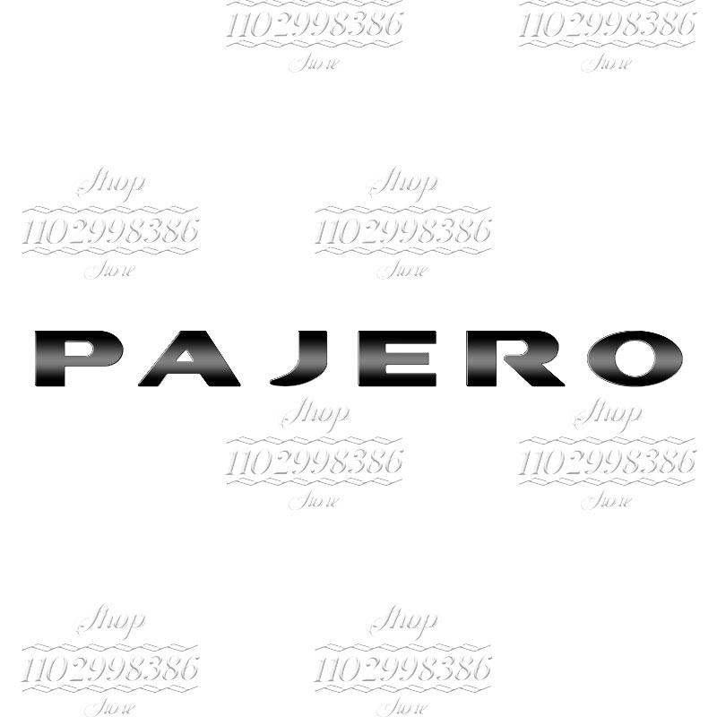 Accessori Auto Logo Lettere in Plastica ABS 3D Decorazione Adesiva Lato Carrozzeria Parafango Posteriore Cofano Bagagliaio Per Pajero Mitsubishi Car Styling