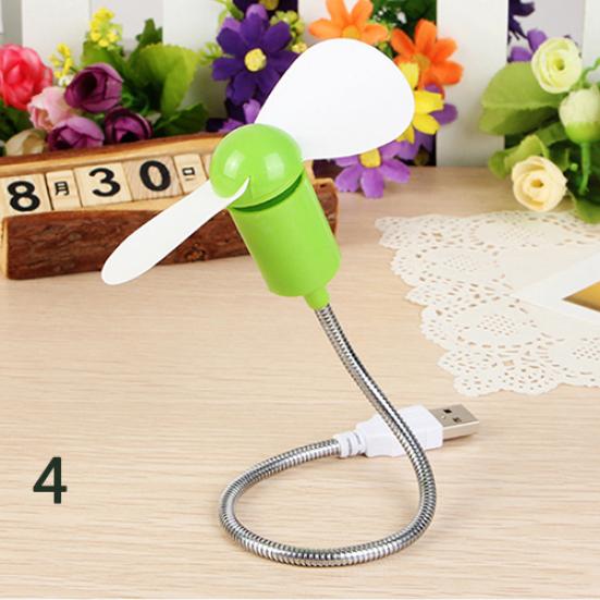 Mini Portable Flexible USB Cooling Fan Cooler for Laptop Desktop PC Computer