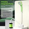 6000mAh Portable Camping Shower Pump Adjustable RV Outdoor Shower Kit Full Screen Intelligent Digital Display Shower Kit
