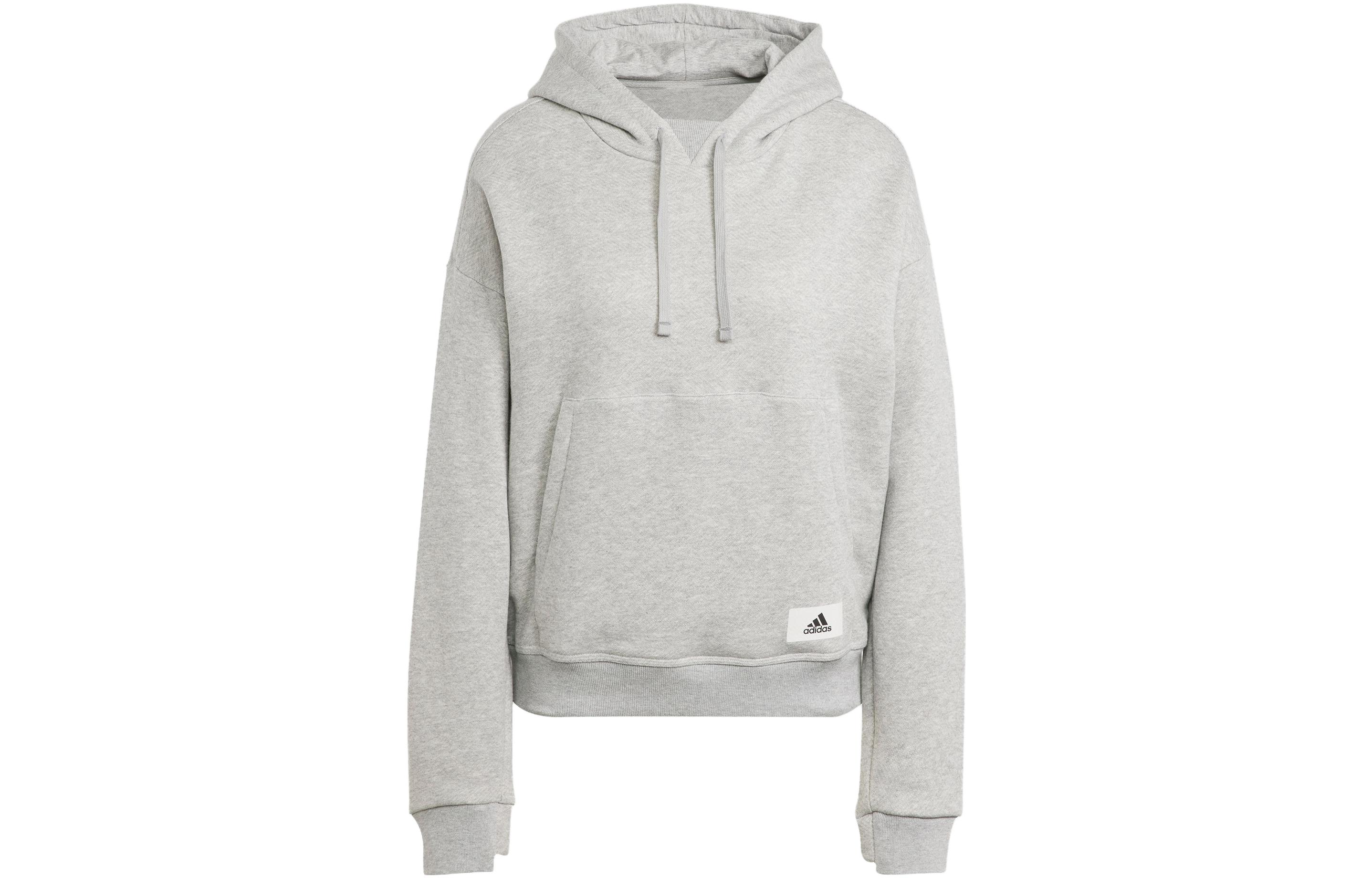 Adidas Sweatshirt Women s Medium Heather Gray IU3176 XXS