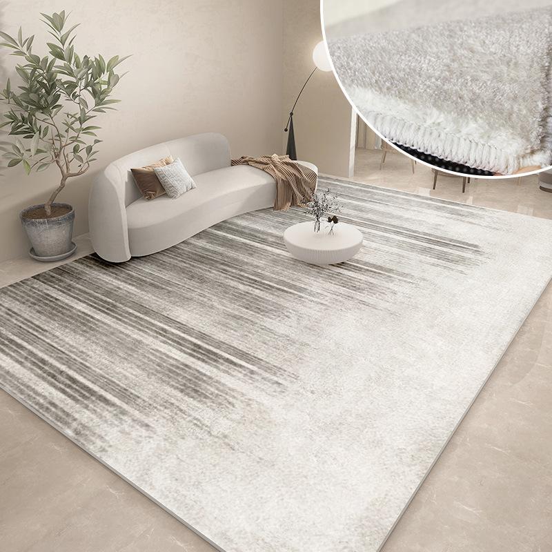 Modern Carpets for Living Room Abstract Large Area Plush Rugs Bedroom Decor Bedside Carpet Grey Thickened Floor Mat Lounge Rug