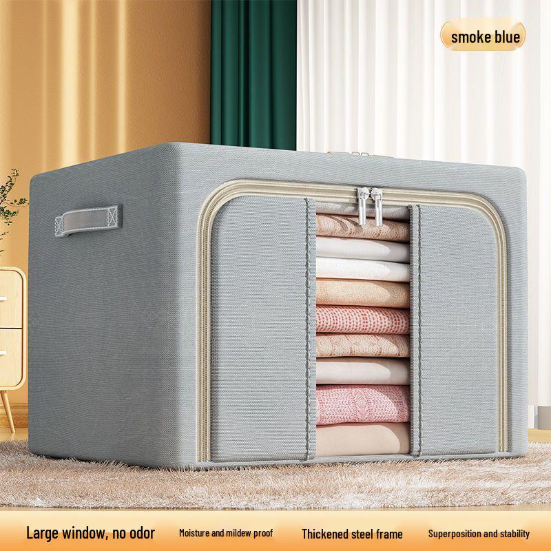 Extra Large Foldable Oxford Cloth Storage Box for Wardrobe - Thickened and Spacious