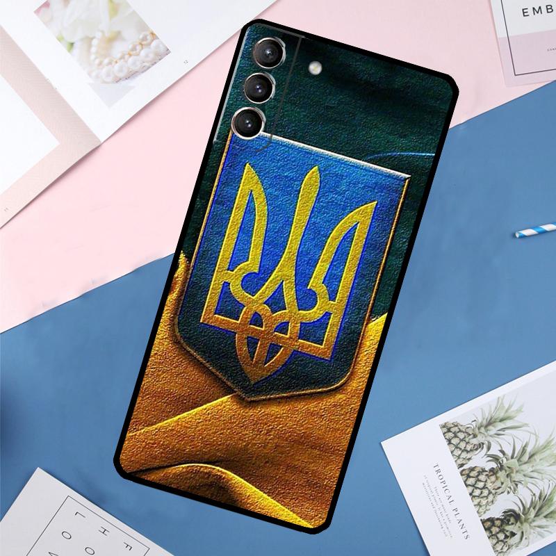 Ukraine Flag Case For Samsung Galaxy S24 Ultra S20 S21 S22 S23 S25 Ultra S9 S10 Plus S25 FE Back Cover
