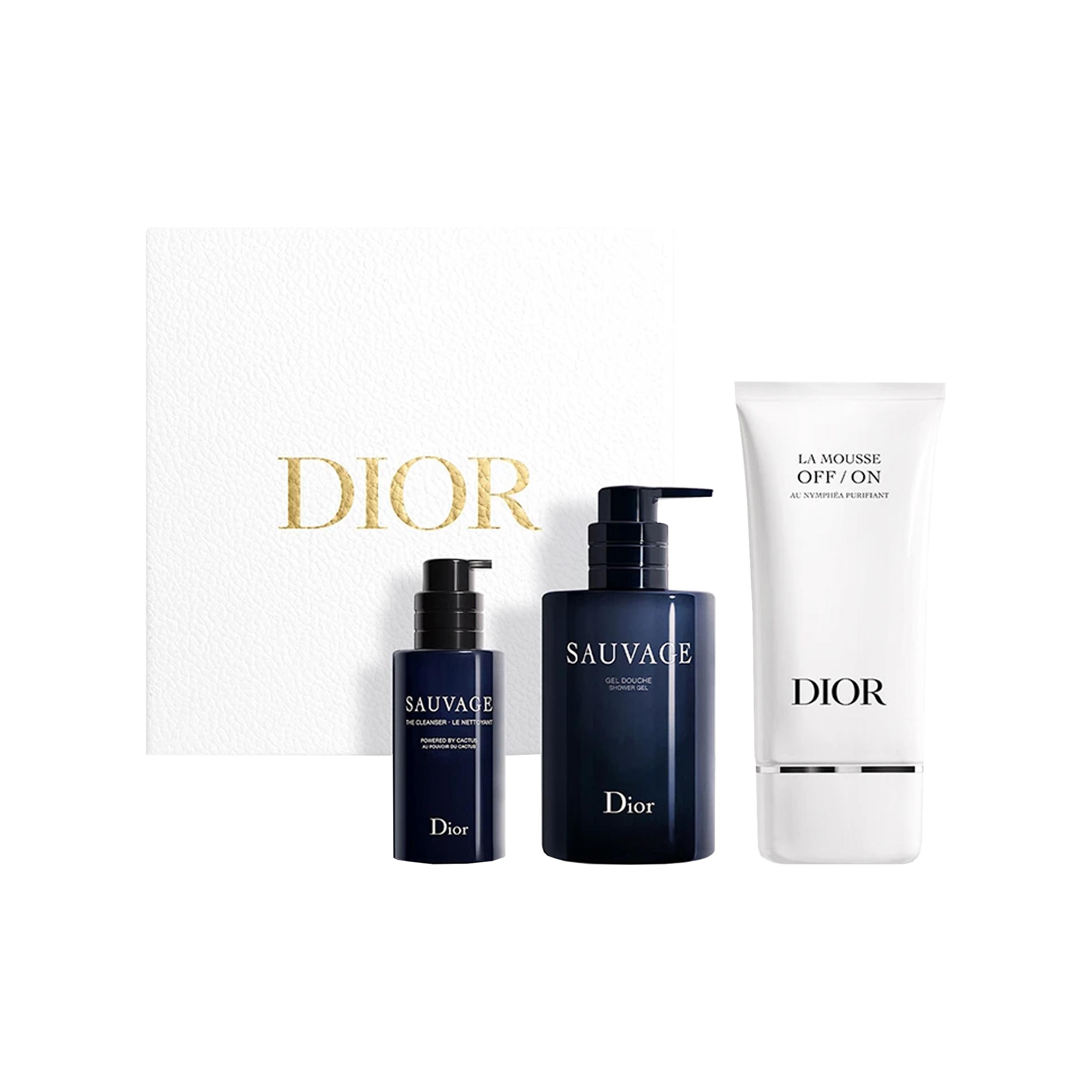 Dior Sauvage Skincare Set, Cleanser(Previous Version)150ml+Lotion