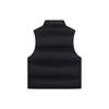 Li-Ning Chinese Character Print Zip-Up Stand Collar Sleeveless Vest Unisex Vest Black AMRS041-1
