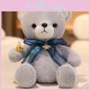 Cute Bow Decoration Deer And Bear Plush Toy Doll For Kids And Gift Giving