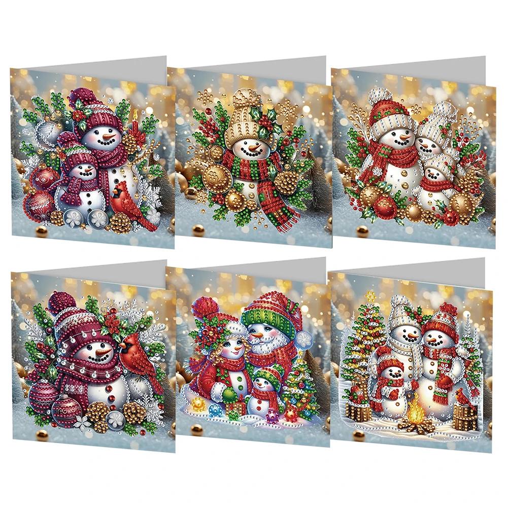 Diamond Painting Christmas Cards Diamond Painting Greeting Cards DIY Diamond Art Cards Arts Crafts for Birthday Thanksgiving Day