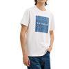 Coach Organic Cotton Denim Iconic Square T-Shirt Men Tops White CAF68-WHT